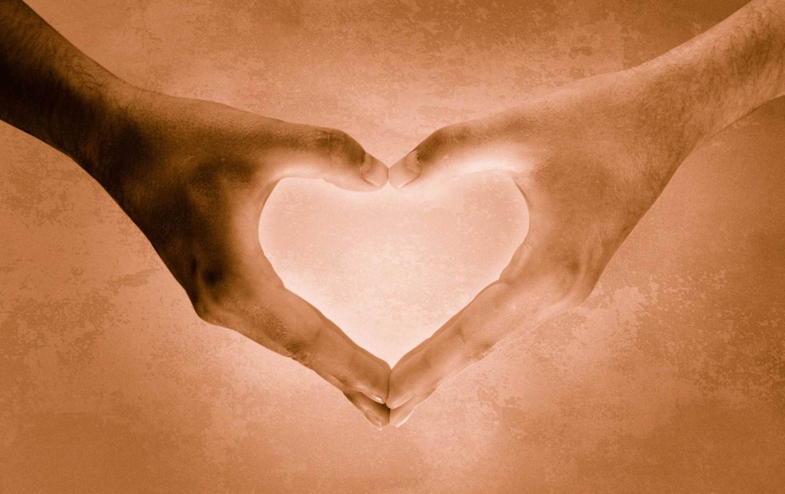Heartshaped Hands by johan van den berg